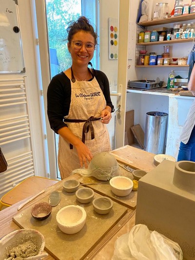 Stage de poterie : sèche des pièces avant engobage et cuisson