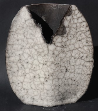 autre Vase en grès raku nu stage de raku