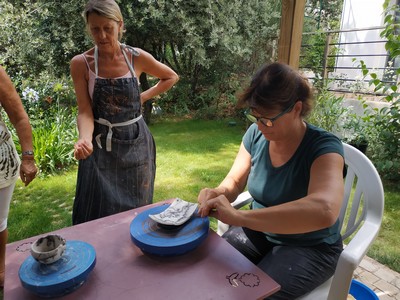 Technique du horse hait stage raku en provence verte